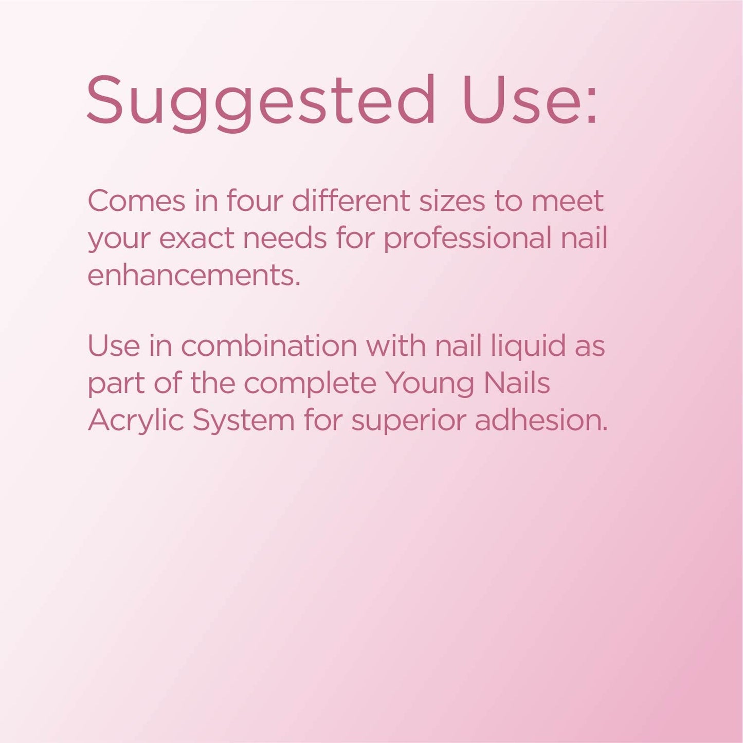 Young Nails Acrylic Speed Powder - Self-Leveling Acrylic Nail Powder, Clear Nude Pink White Acrylic Powder for Nail Extenstion, Professional Grade, Superior Adhesion, Color - Clear, 45g