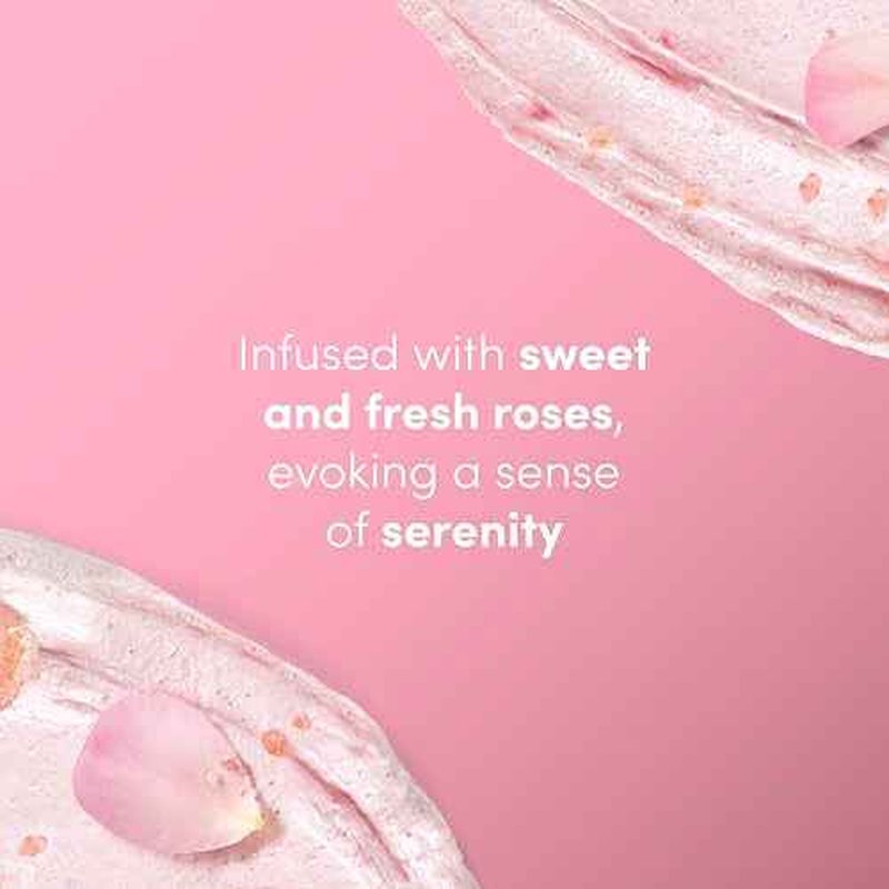 Dove Himalayan Salt & Rose Oil Body Scrub Exfoliates and Deeply Nourishes for Smooth, Radiant Skin 15 oz