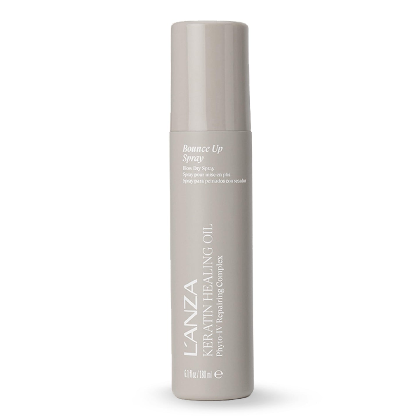 L'ANZA Keratin Healing Oil Bounce Up Hair Spray, Boosts Volume and Shine, With a Weightless Formula, For an Extra Push of Plump, Body & Bounce (6.1 Fl Oz)