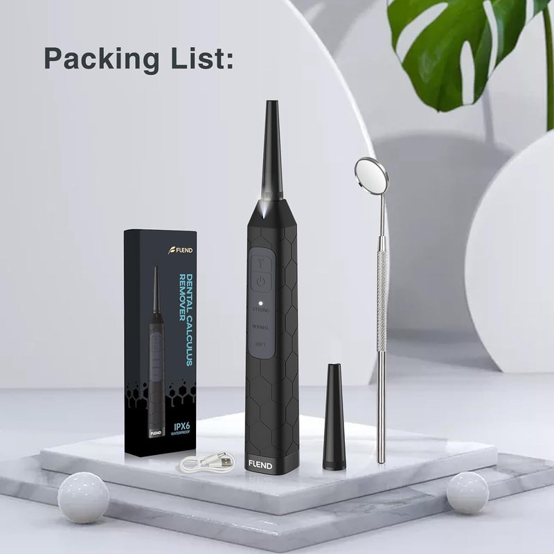 Electronic Tonsil Stone Remover Vacuum, 5X Magnifying Mirror, 3 Modes, LED Light Mouthwash, Bad Breath Water Flosser