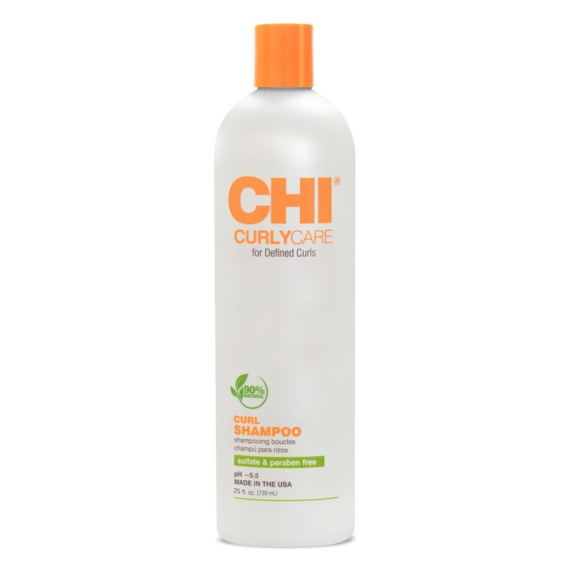 CHI CurlyCare Curl Shampoo - Hydrating Formula for Frizz Control & Elasticity | 25 Oz