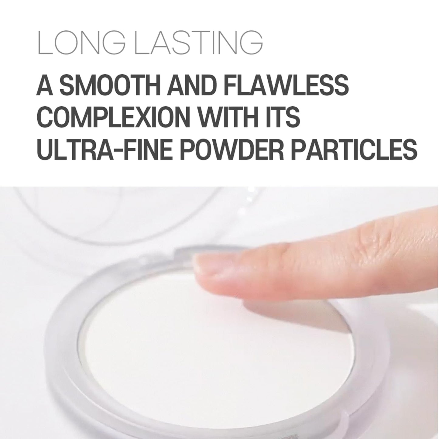 BOM COSMETICS Fixing Flex Powder Pact 0.26 oz. Long Lasting Setting Powder Makeup, Covers Pores and Fine Lines, Matte Finish Controls Oil & Sebum, Hydrating Without Dryness, Korean Makeup