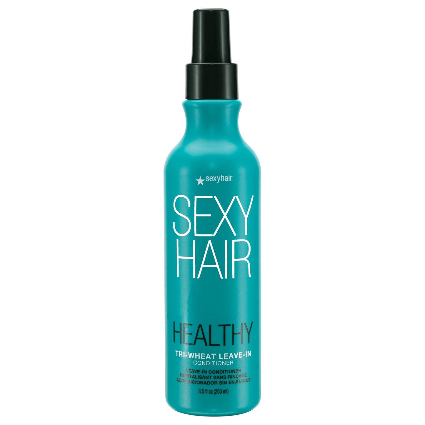 SexyHair Healthy Tri-Wheat Leave-In Conditioner, 33.8 Oz | Up to 90% Better Detangling | Reduces Breakage | Moisture, Smoothness, and Shine GREEN