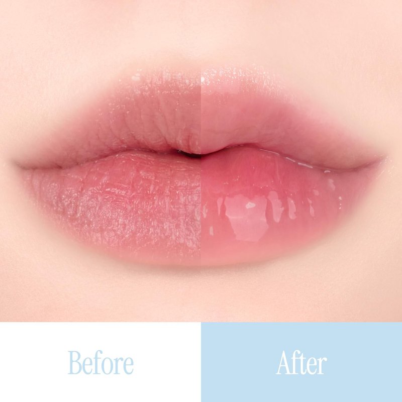Crystal Dewy Lip Gloss - Lightweight Non-Sticky Hydrating Formula | High-Shine Korean Lip Care | 0.17 oz. (Pink Dolphin)