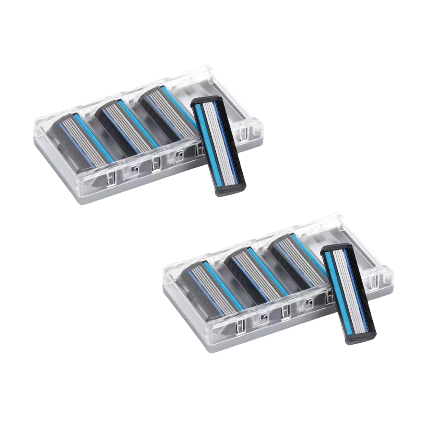 RevMont Z5 Refill Blades, Replacement Blades for the RevMont Z5 Tapstone Razor, 8ct | Z5 Refills, Razor Blade Refills, Shaving Blades for Men, 5-Blade Razor, 8 Refills