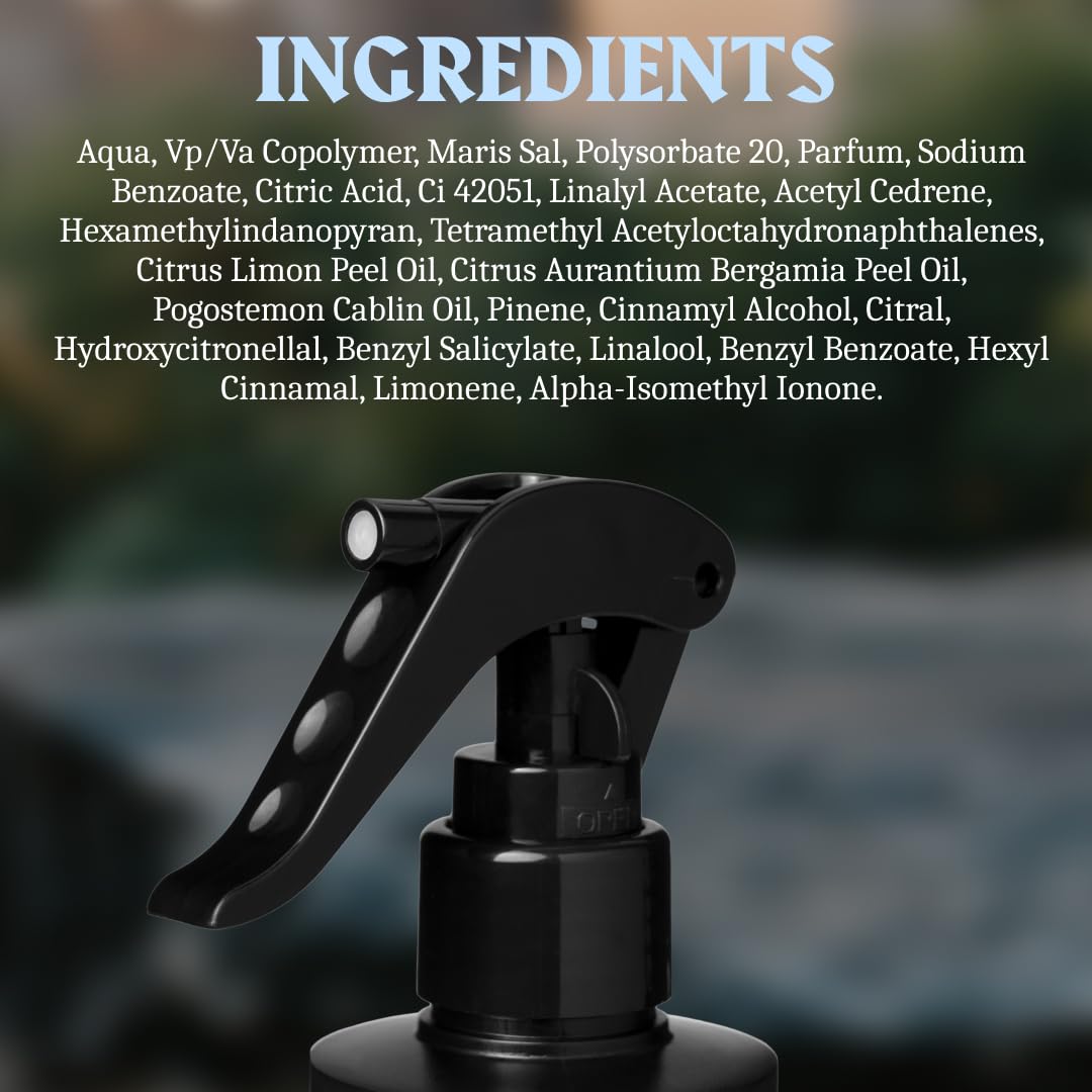 Striking Viking Sea Salt Spray for Men - Medium Hold, 6.76 Fl Oz (200 ml) - Salt Water Spray for Hair & Volume Boost - Beach Waves & Hair Curl - Paraben-Free Organic Formula