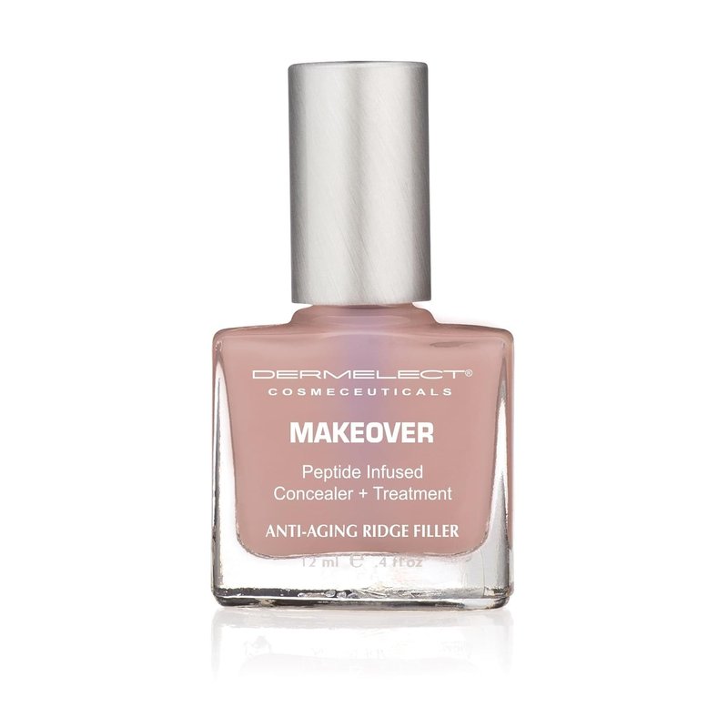 Dermelect Makeover Ridge Filler - Nail Treatment for Strengthening & Moisturizing | Keratin & Peptide Enriched