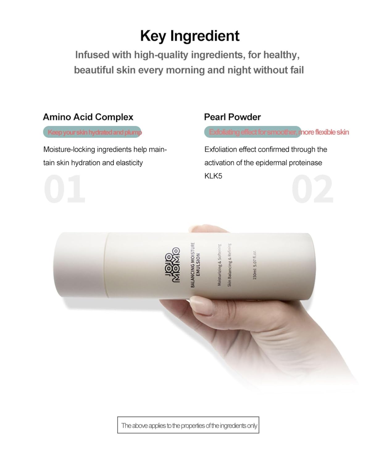 Moisturizing Emulsion - Lightweight Face Moisturizer for All Skin Types | 150ml