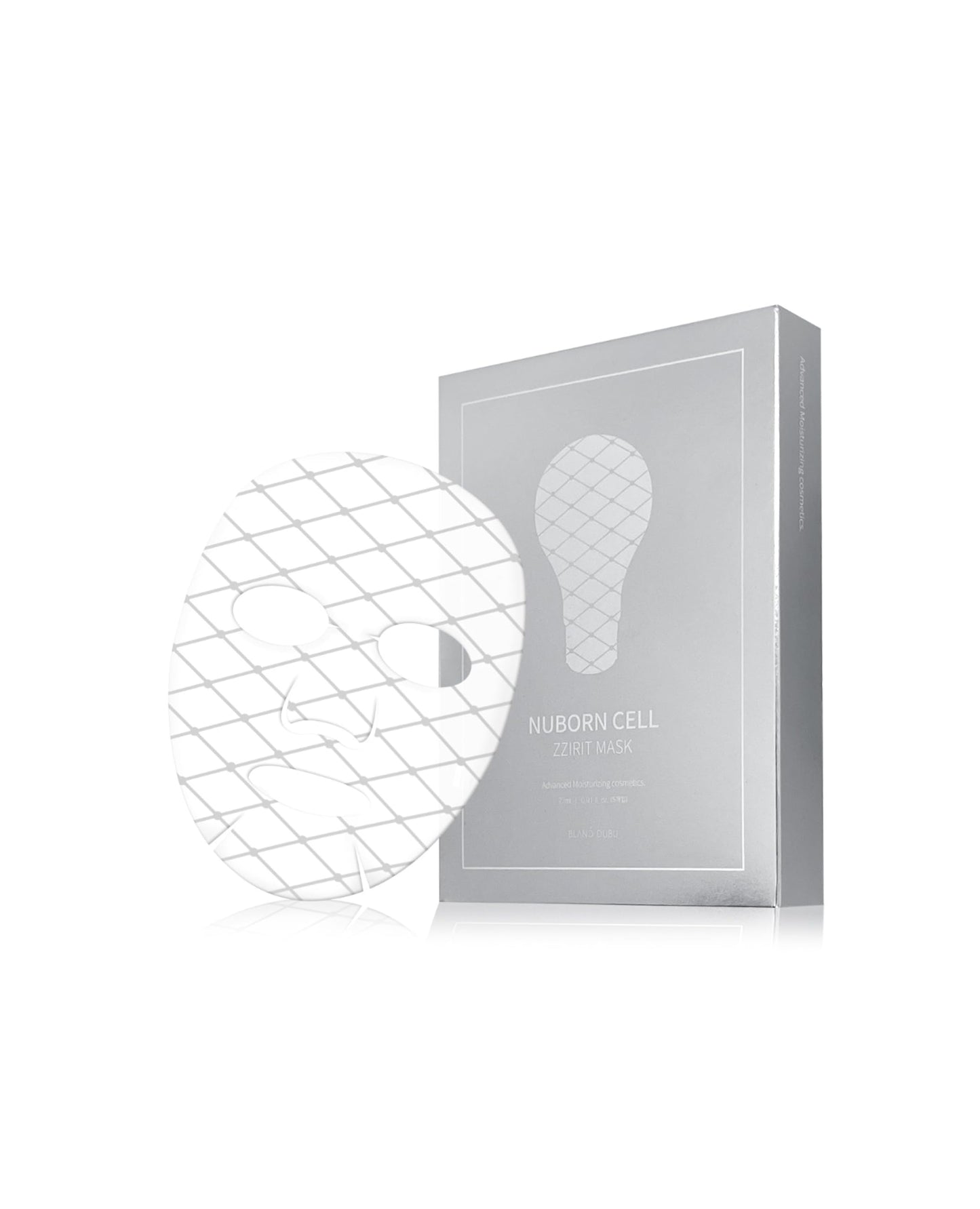 BLANC DUBU Nuborn Cell Zzirit Face Mask | Snail Mucin Mask, Anti Aging Mask with Hyaluronic Acid & Niacinamide for Korean Glass Skin | 5 Sheets x 27ml