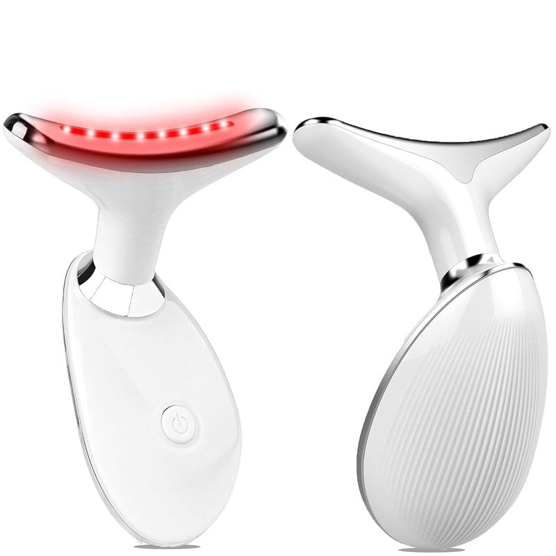 Facial Massager - Skin Tightening Face Roller for Anti-Aging & Wrinkle Reduction | White