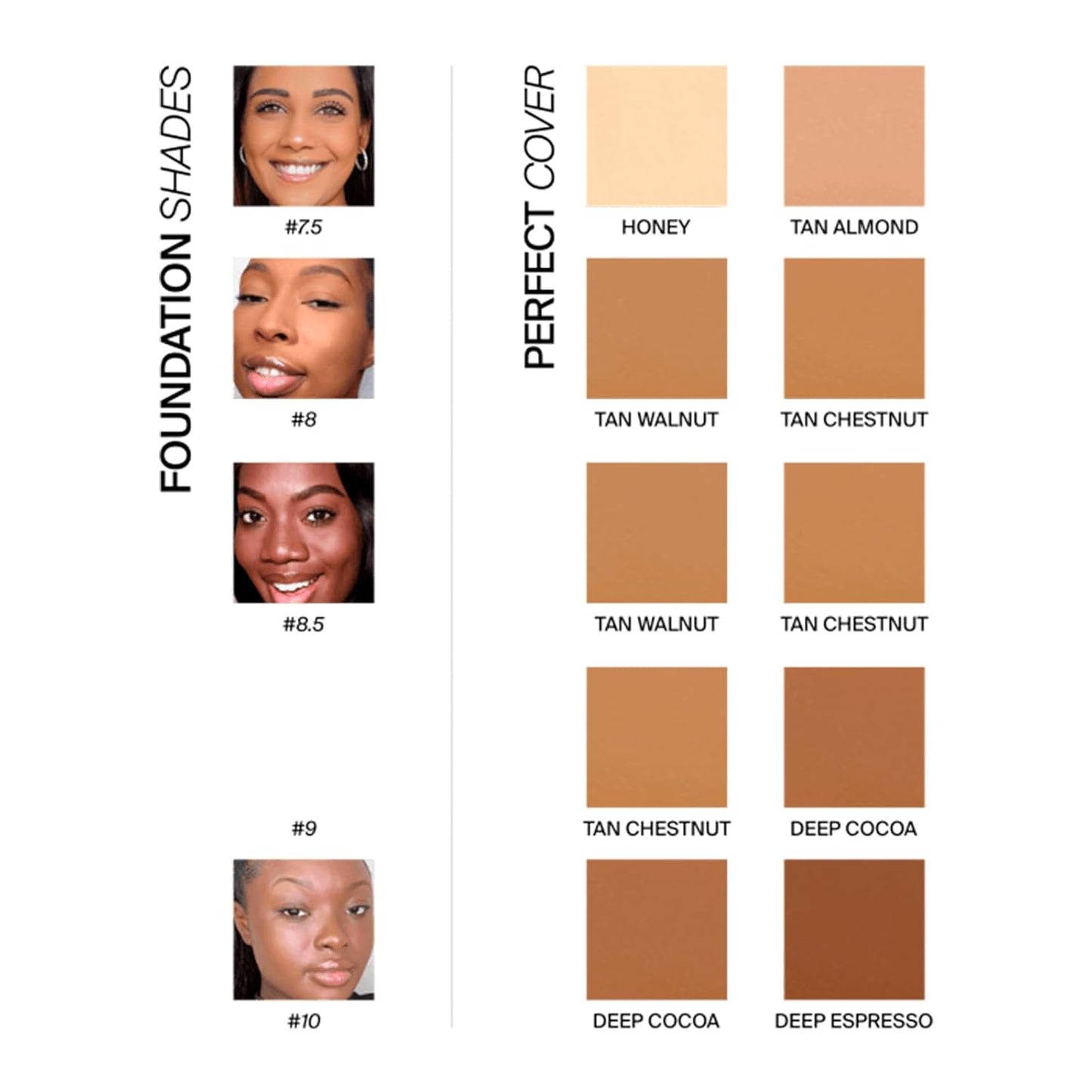 Cover Concealer - Tan Chestnut Liquid Concealer for Dark Circles | Hydrating, Smoothing, Long-Lasting Formula - 5 ml