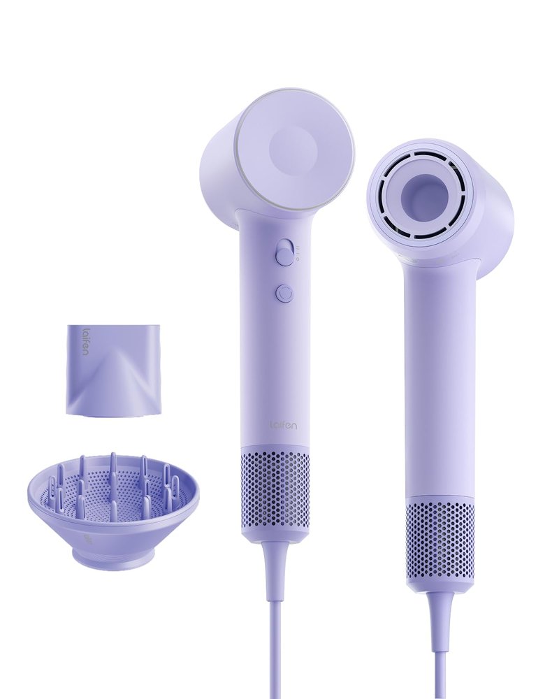 Laifen Hair Dryer - 200 Million Negative Ionic Blow Dryer | Fast Drying, Low Noise, Child Mode, 108,000 RPM
