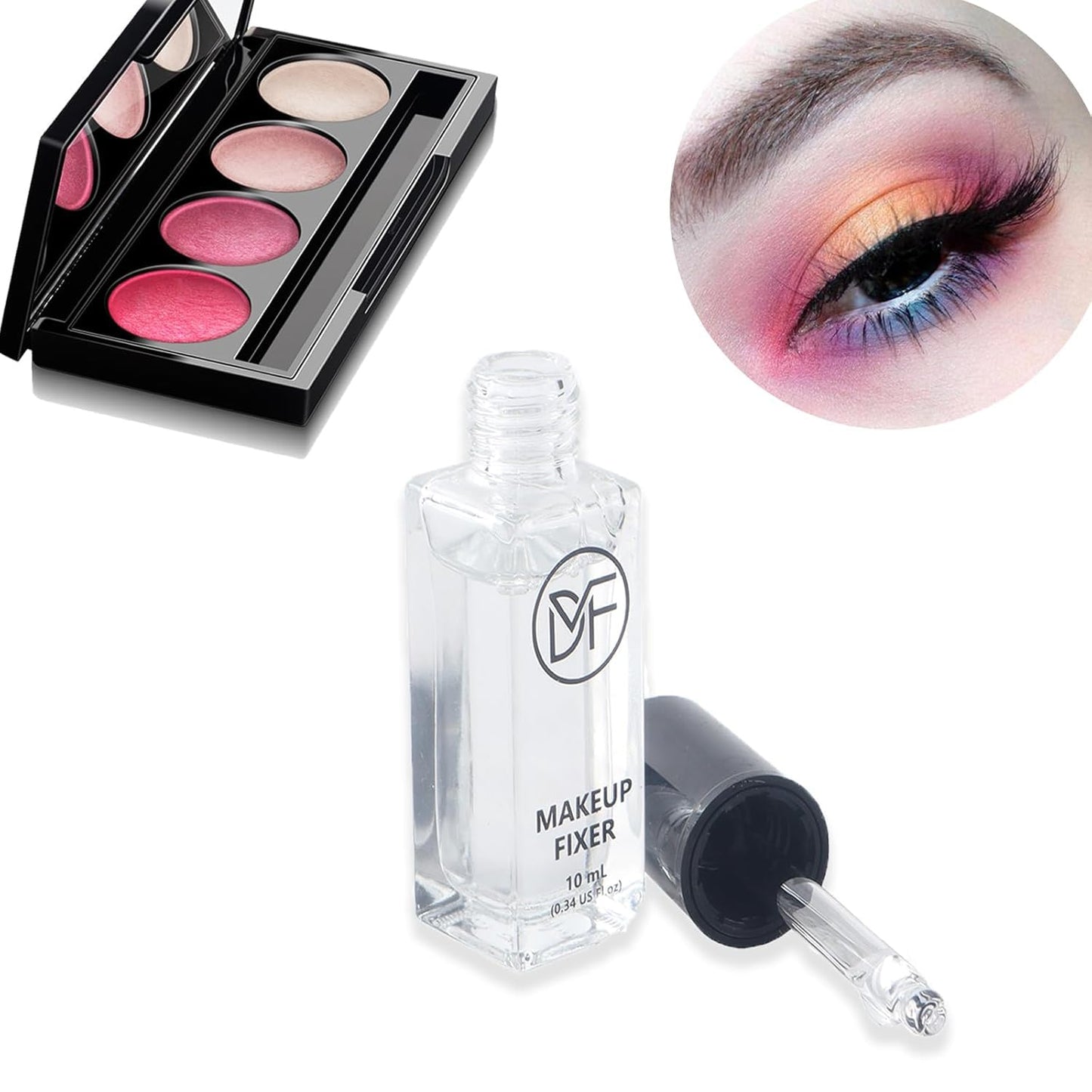 DuralineMakeupFixer Cosmetics Pigment Activator,Duraline Makeup Mixing Liquid,Durability Waterproof Transparent Make-up Fixer Liquid Drops,Eyeshadow Sealant