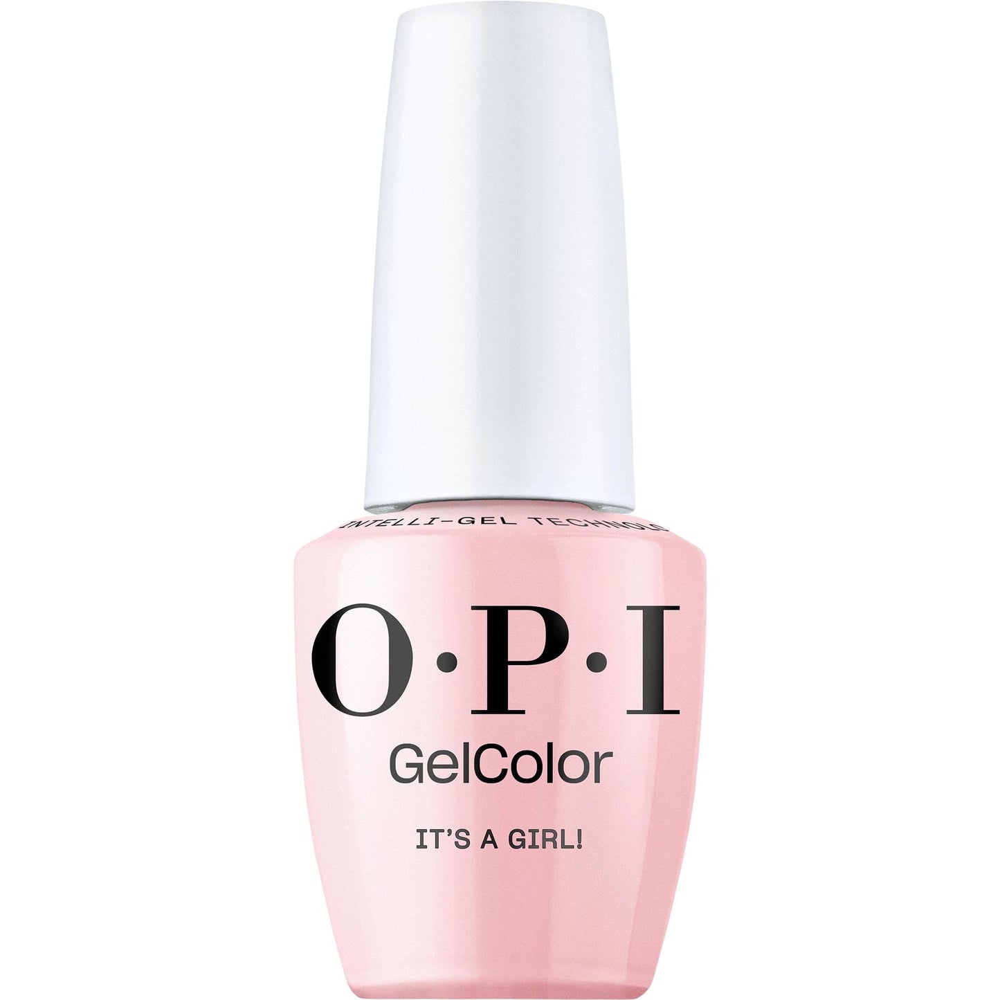 OPI GelColor It's a Girl! | Sheer Soft Baby Pink Crème LED Cure Gel Nail Polish | Salon-Quality Shine, Long-Lasting Wear | Vegan & HEMA Free | 0.5 Fl Oz
