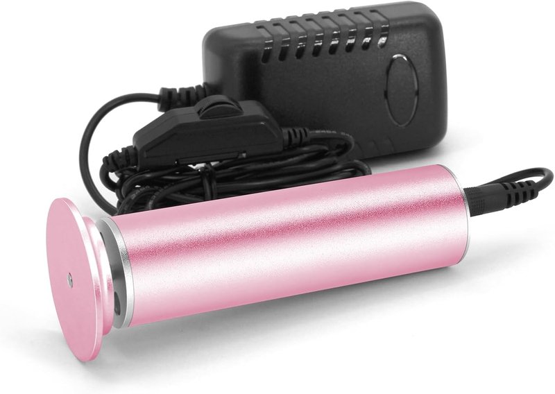Electric Callus Remover - Adjustable Speed Foot Scrubber with 60 Sanding Discs | Pink Pedicure Tool for Dead Skin Removal