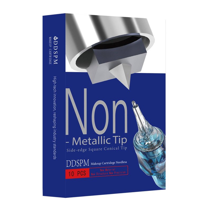 Permanent Makeup Needle Cartridge Side Square Tapered Tip PMU Needles microblading needles for Hairstroke Nanobrows Powder Brows Scalpmicropigmentation from Tattoo to SPM for PMUartist Beginners
