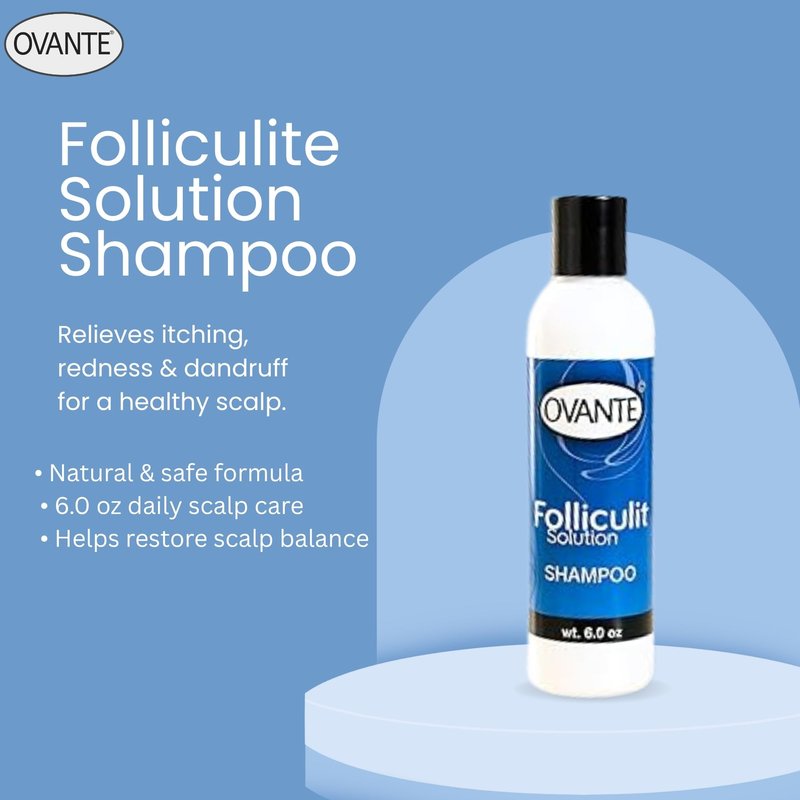 OVANTE Folliculit Solution Shampoo for Men & Women With Scalp Folliculitis - 6 oz