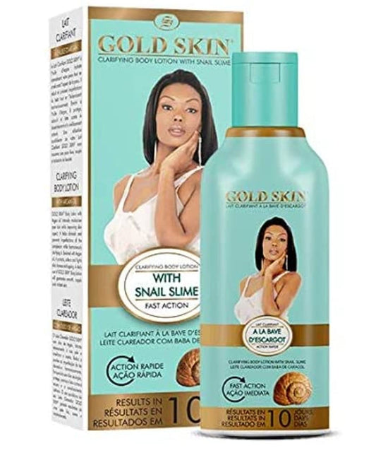 NA Gold Skin Clarifying Body Lotion with Snail slime (Hydroquinone Free) 250 ml. 8.45 fl.oz