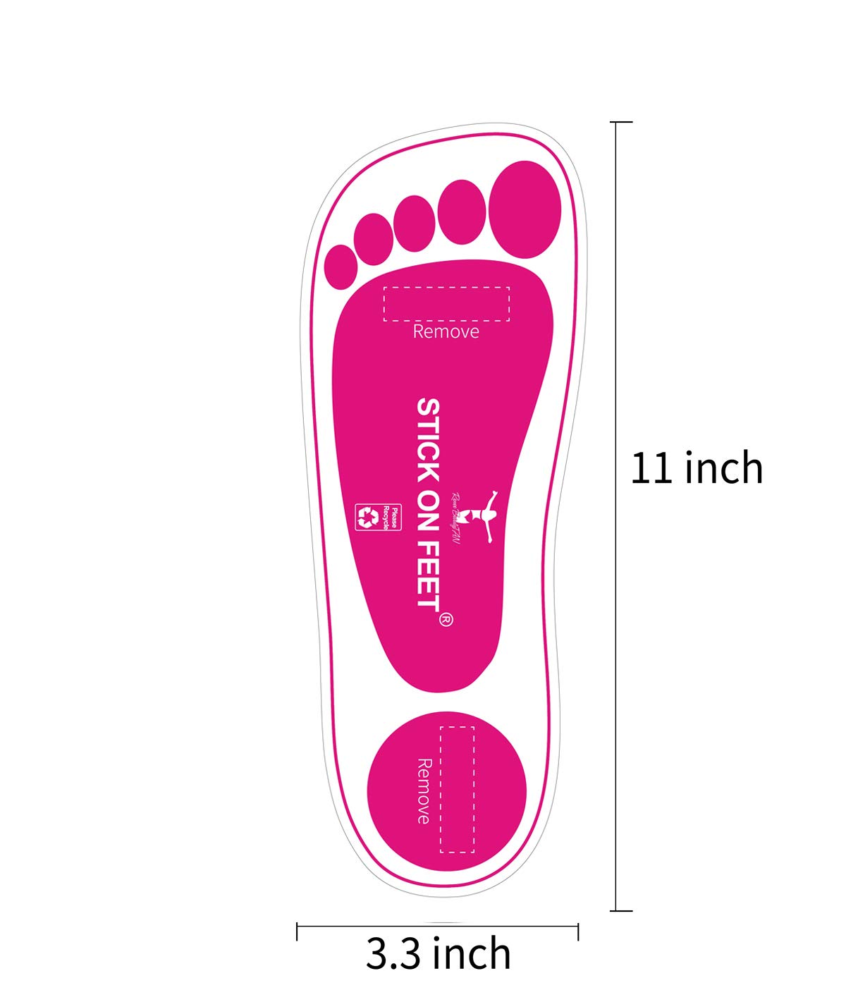 STICKONFEET Premium Feet Pads for Spray Tanning – Disposable Spray Tan Feet Pads – Hygienic and Easy-to-Use Foot Protectors Designed for Salons and Mobile Spray Tanning Professionals - 60 Pairs