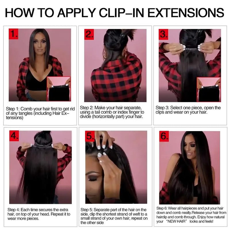 ORIGEN Clip in Hair Extensions Real Remy Human Hair Chocolate Brown to Caramel Blonde Highlights Straight Hair for Women 7pcs 80g 12 Inches