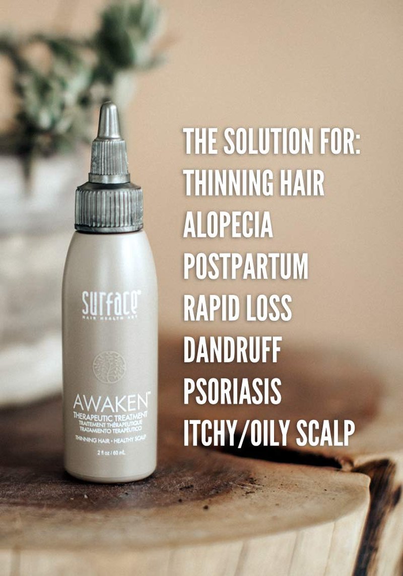 Surface Hair - Awaken Therapeutic Treatment - Natural Ingredients for Thinning Hair and a Healthy Scalp - 2 fl oz