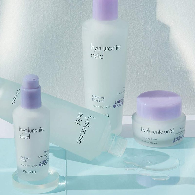 It'S SKIN Hyaluronic Acid Moisture Emulsion, Face Emulsion Moisturizer for Healthy Skin, Nourishing &Hydrating, Dewy Glow Anti-aging Lotion, 5.07 fl.oz.