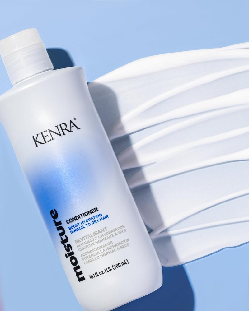 Kenra Professional Moisture Shampoo & Conditioner Set | Boost Hydration | Improve Manageability and Shine | Nourish Dry Hair | Color Safe | Efforless Detangling | Normal to Dry Hair | 10.1 fl. oz.