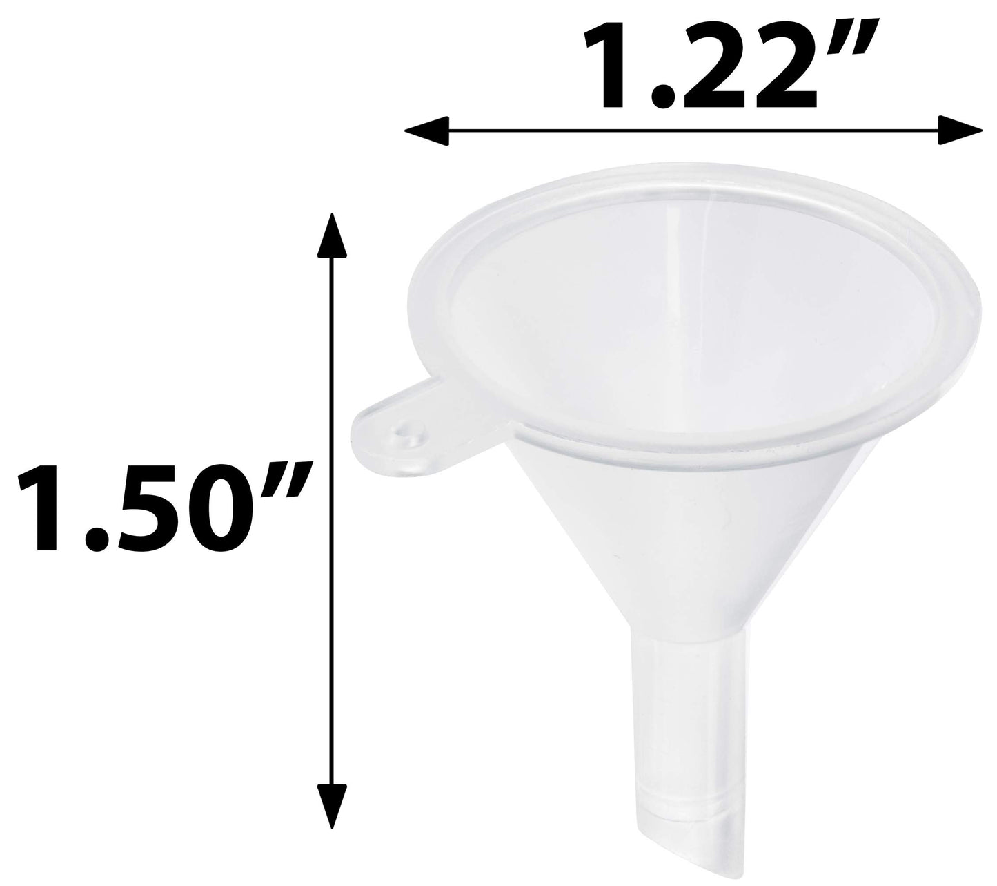 JUVITUS 1 oz / 30 ml Clear Glass Boston Round Bottle with Black Treatment Pump + Funnel (12 Pack)