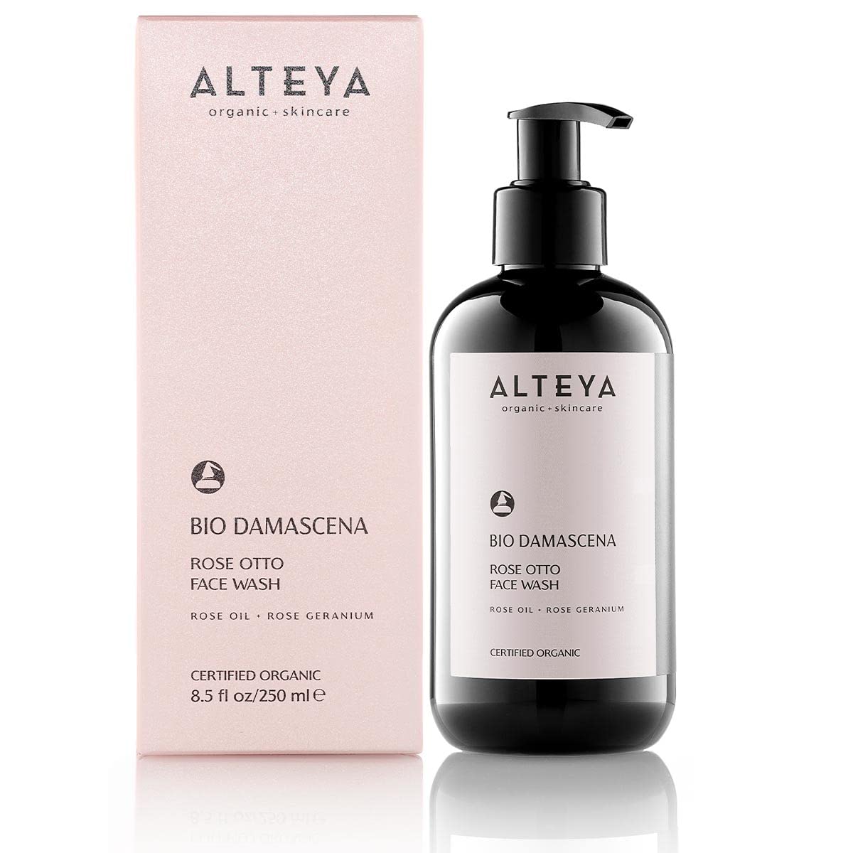 Alteya Organics Face Wash USDA Certified Organic Skin Care 8.5 Fl Oz