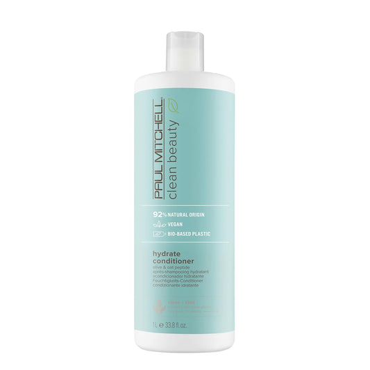 Paul Mitchell Clean Beauty Hydrate Conditioner - Nourishing Formula for Dry Hair | Improves Manageability