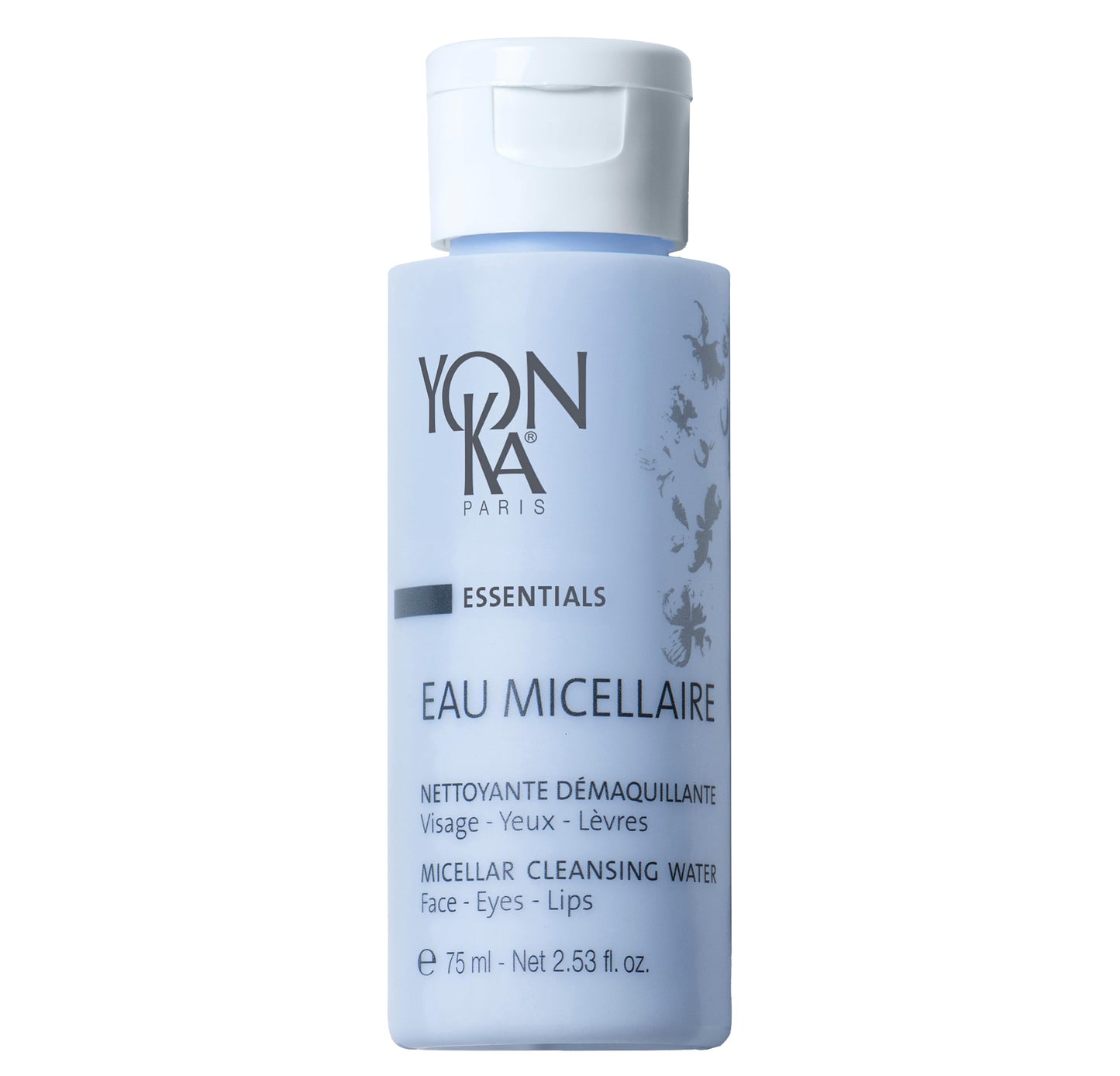 Yon-Ka Cleansing Milk, Gentle Facial Cleanser & Makeup Remover with Eau Micellaire Micellar Water and Cleansing Makeup Remover | Luxury French Skincare | Set of 2, 6.76 fl oz and 2.53 fl oz