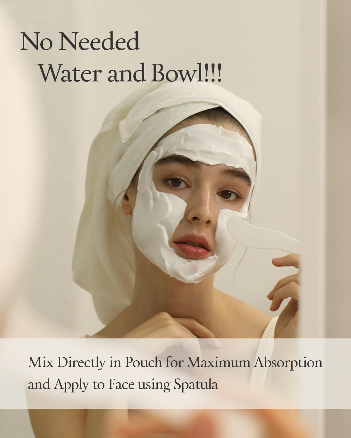 FULLY Rice Dough Facial Modeling Mask, Instant Hydration Boost, Radiance Boost, Skin Moisture Barrier, Nourishing, Vegan Hyaluronic Acid, Rice Bran Water, Aloe Extract 1.76oz x 4ea