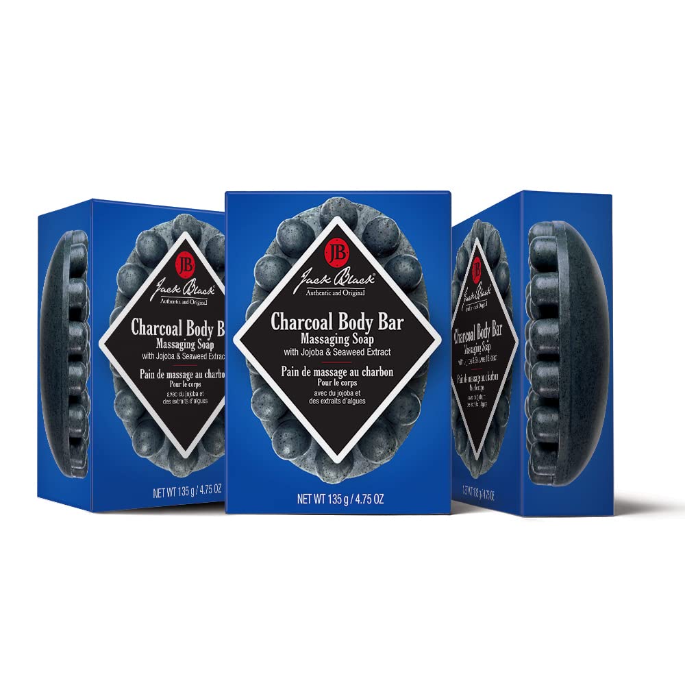 Jack Black Charcoal Body Bar Massaging Soap