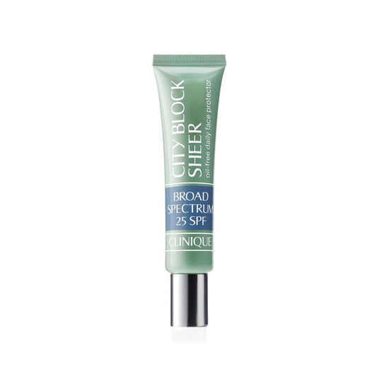 Clinique City Block Sheer Oil Free Daily Face Protector Broad Spectrum SPF 25 | Lightweight + Safe For Sensitive Skin, 1.4 Fl Oz