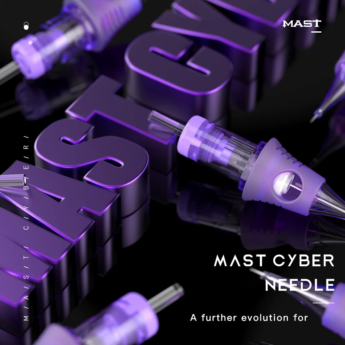 Mast Tattoo Cyber Tattoo Cartridges Needles Disposable 20 Tattoo Needles Round Liner Super Bugpin 1207RL