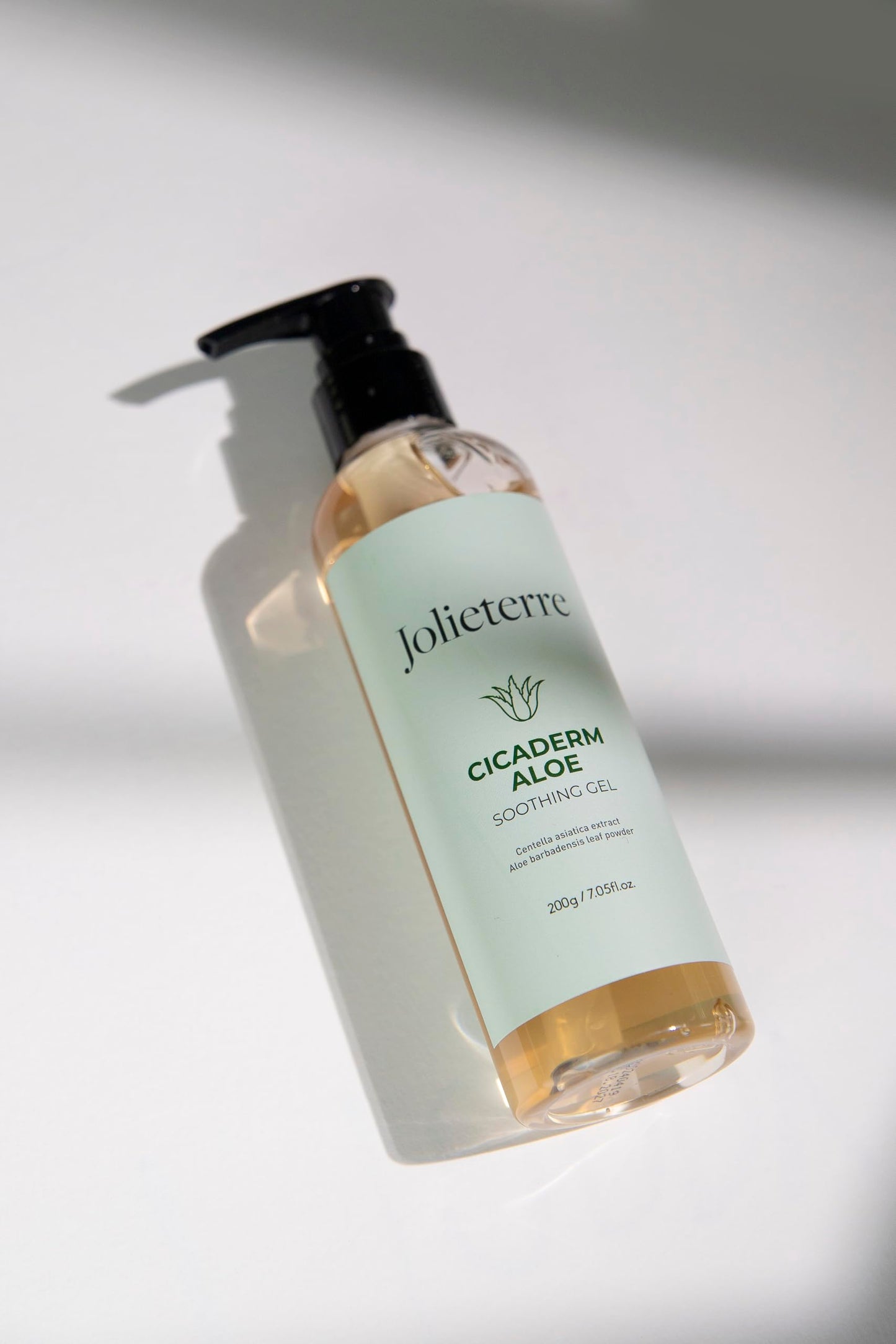 Jolieterre CicaDerm Aloe Soothing Gel for Face & Body – Calming Gel with Cica & Aloe Vera, 200ml