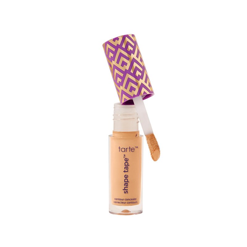 tarte shape tape concealer – Full-Coverage Creaseless Soft Matte Finish, Brightening Under-Eye & Face Makeup, 16hr Longwear, Vegan & Cruelty-Free, travel size, 35H medium honey