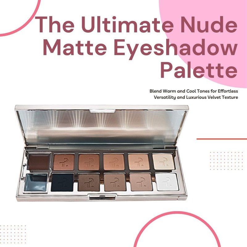 Patrick Ta Matte Eyeshadow Palette - Major Dimension III | Versatile Shades for Stunning Looks