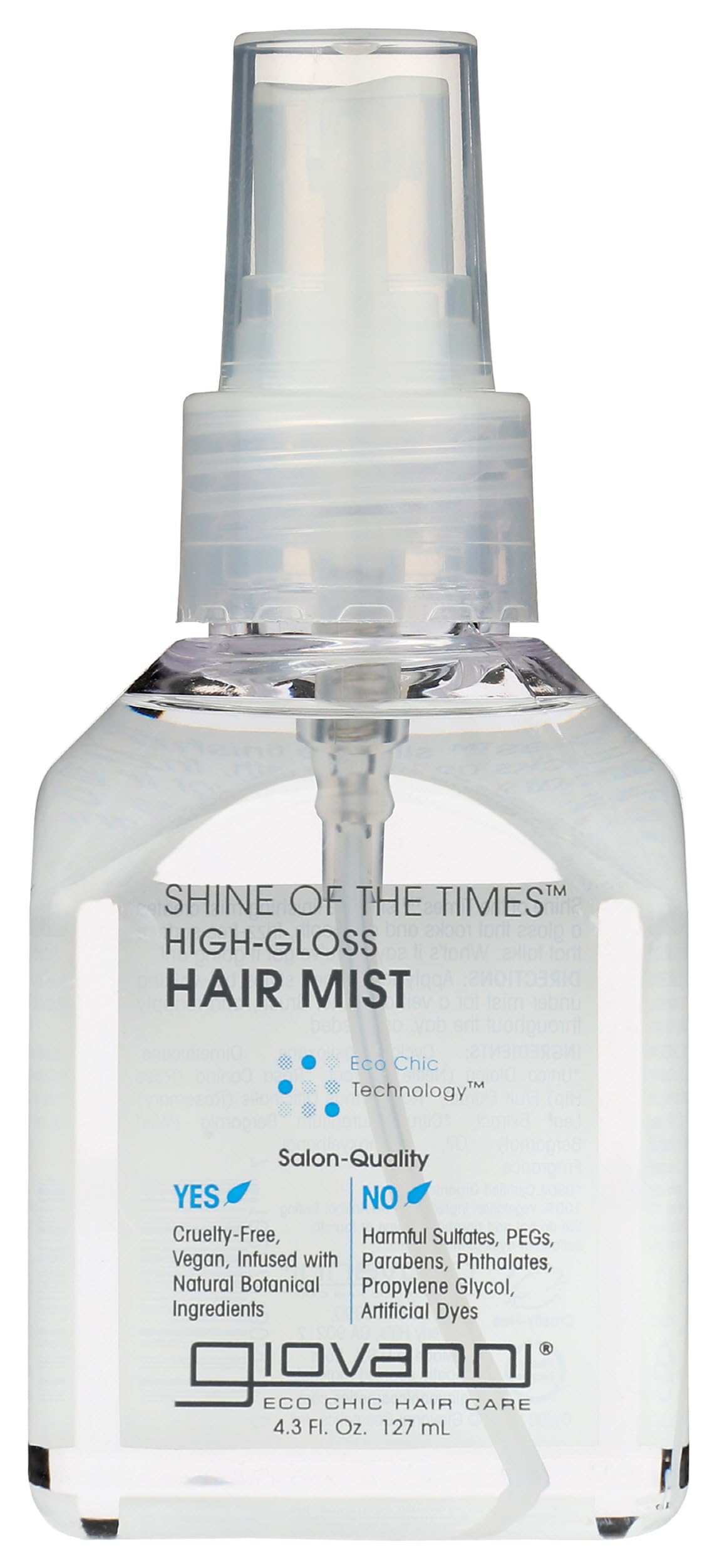 GIOVANNI Shine of the Times Finishing High-Gloss Hair Mist, 4.3 oz
