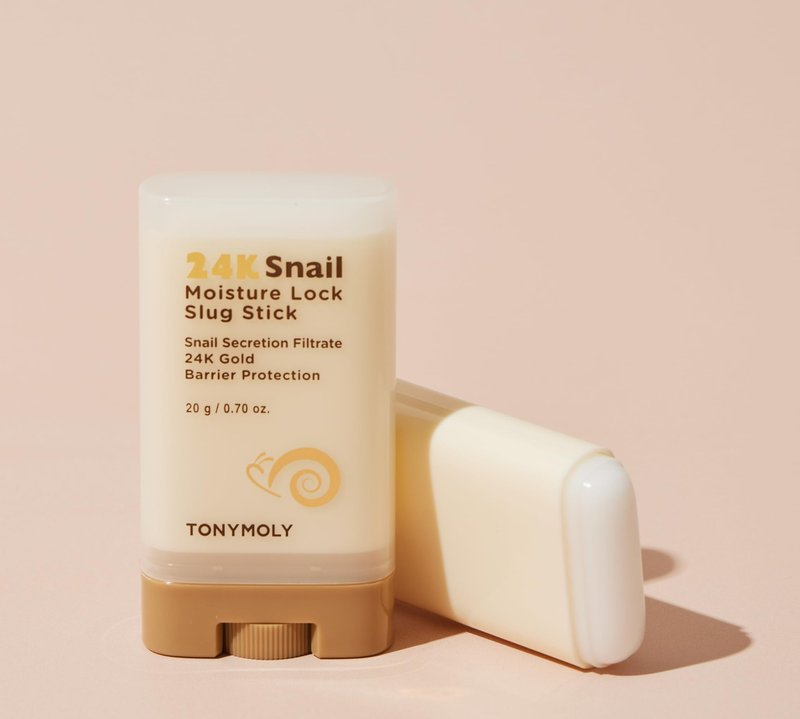 TONYMOLY 24K Snail Moisture Facial Stick 20g – Hydrating Multi Balm with Snail Mucin & 24K Gold for Glowing Skin, Anti-Aging Skincare, Moisture Barrier Protection, Korean Skincare