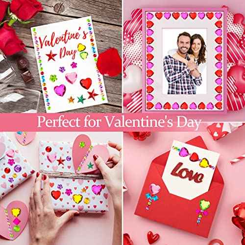 Gem Stickers, 1510pcs Rhinestone Stickers for Crafts, Self Adhesive Jewel Stickers, Acrylic Bling Gems Jewels Stickers for Crafts, Stick on Gems for DIY, Crafts, Craft Supplies for Kids