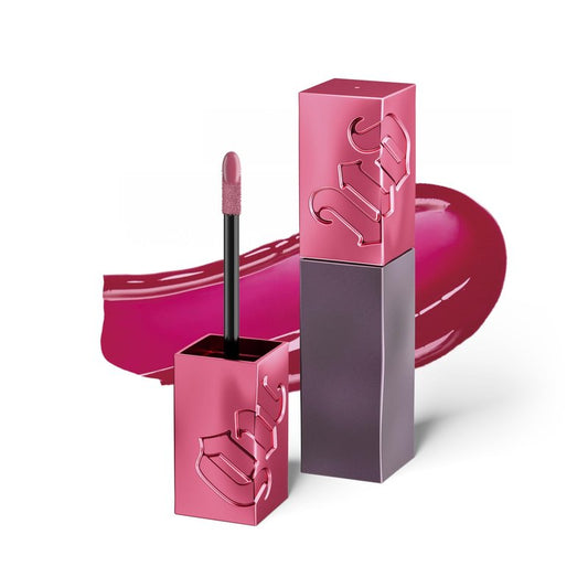 Urban Decay Vice Lip Bond Glossy Longwear Liquid Lipstick (Shock Value - Hot Pink), Transfer-proof, Smudge-proof, Up to 16HR Wear, Vegan, Cruelty-free - 0.14 fl oz