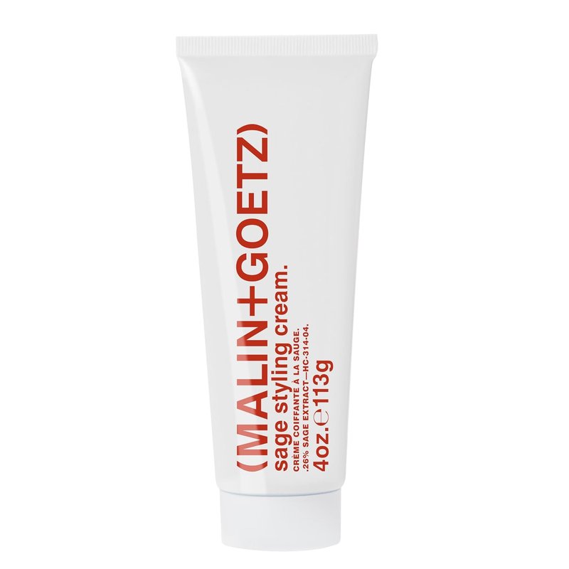 MALIN+GOETZ Sage Styling Cream - Flexible Hold for All Hair Types | Adds Shine, Definition & Volume | Nourishing Formula (1 Fl Oz / 4 Fl Oz)