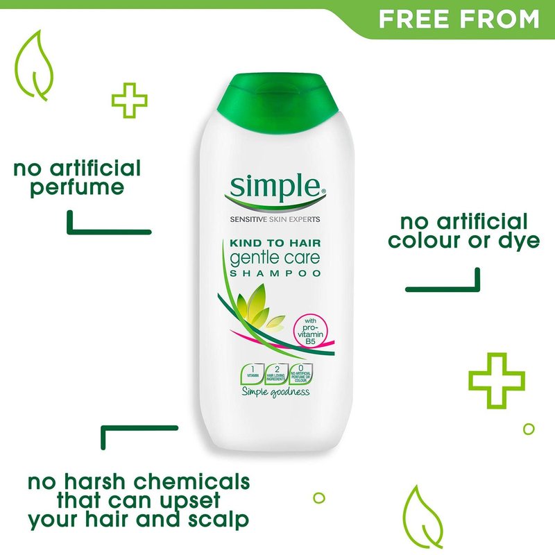 Gentle Care Shampoo for All Hair Types - 200ml | Pack of 2