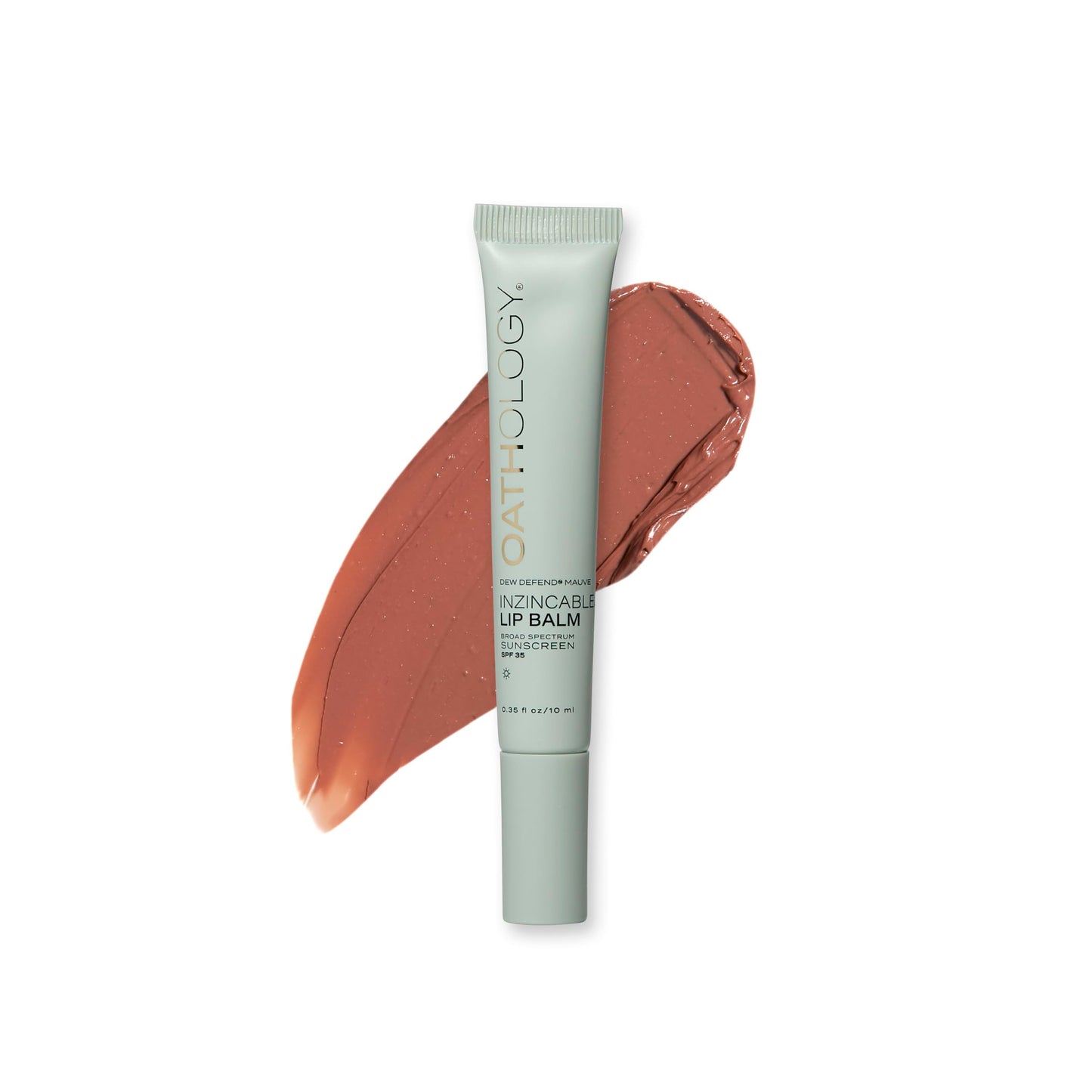 Oathology Inzincable® Mineral Lip Balm, SPF 35, 10mL, Dermatologist crafted skincare