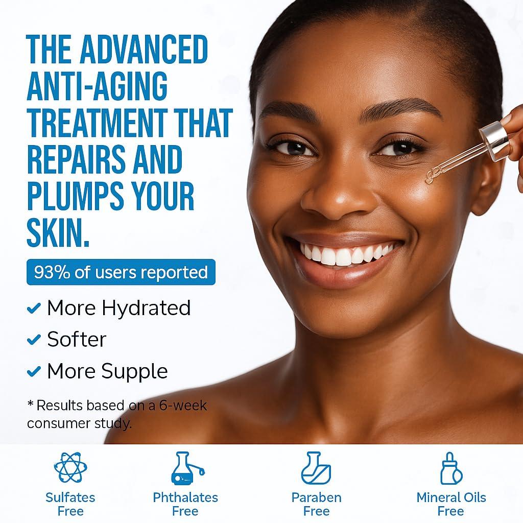 Age-Defying Serum - Triple Action Formula for Age Spots, Sagging Skin & Fine Lines | 1 fl oz