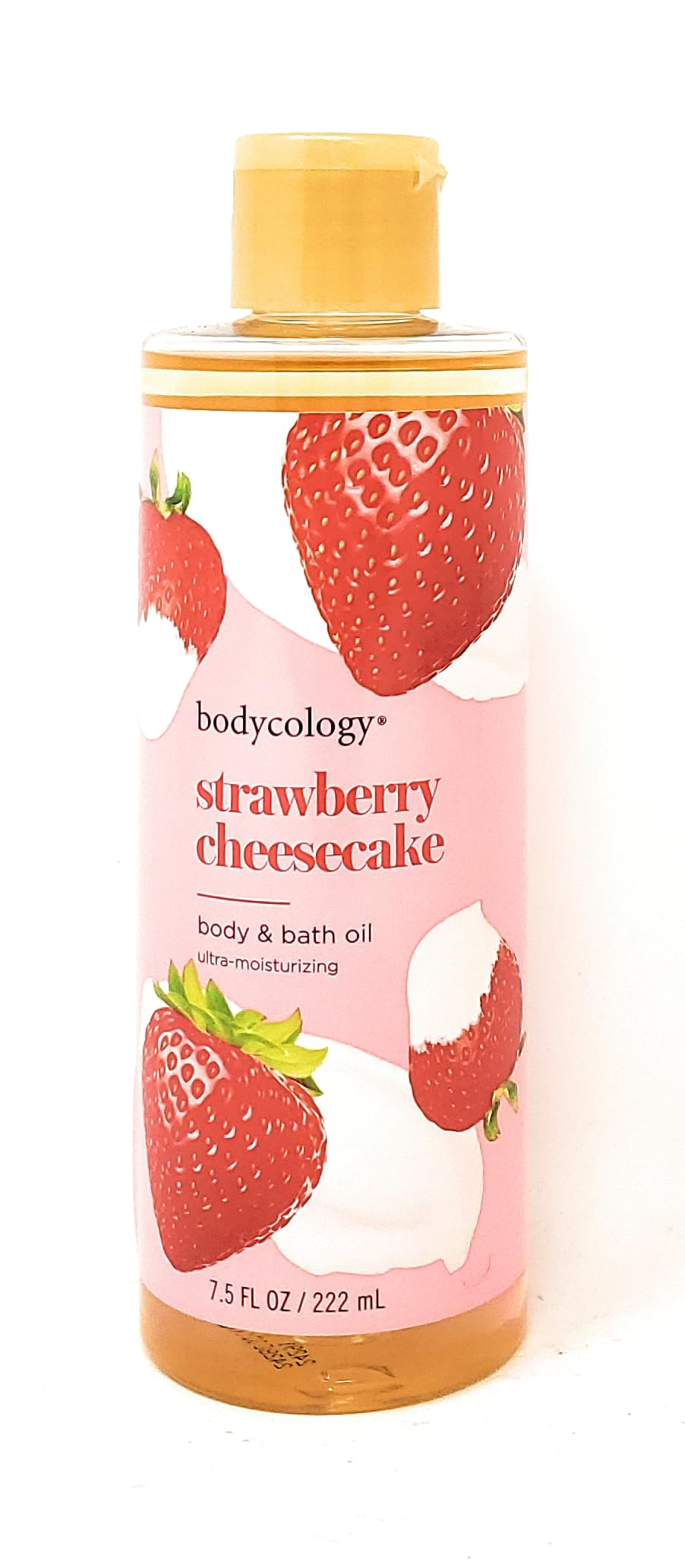 Strawberry Cheesecake Body & Bath Oil 7.5 fl oz/222ml (Pack of 2)