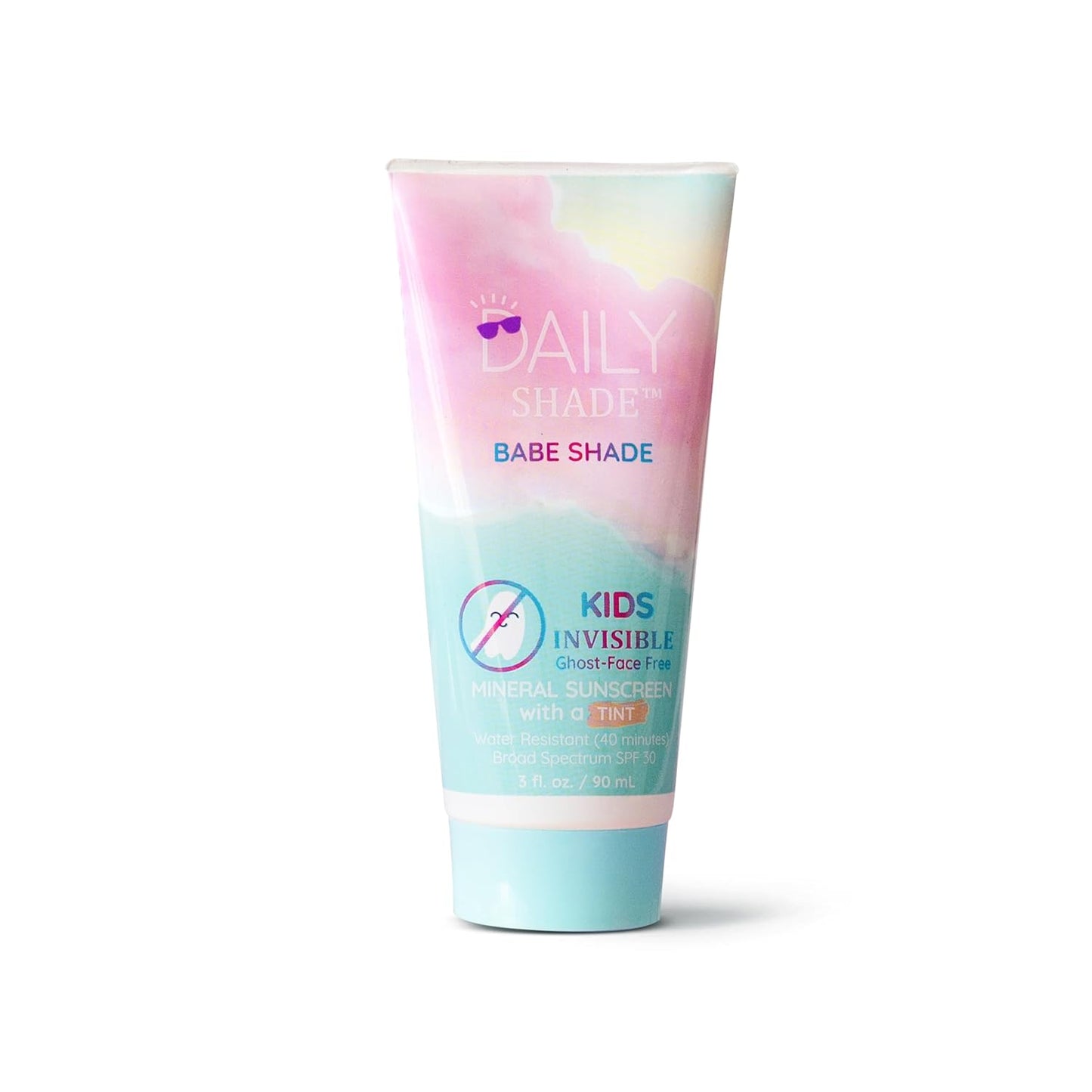 Kid's Tinted Mineral Sunscreen SPF 30 - Non-Nano Zinc, Reef Safe, Water Resistant | 90ml Travel Size