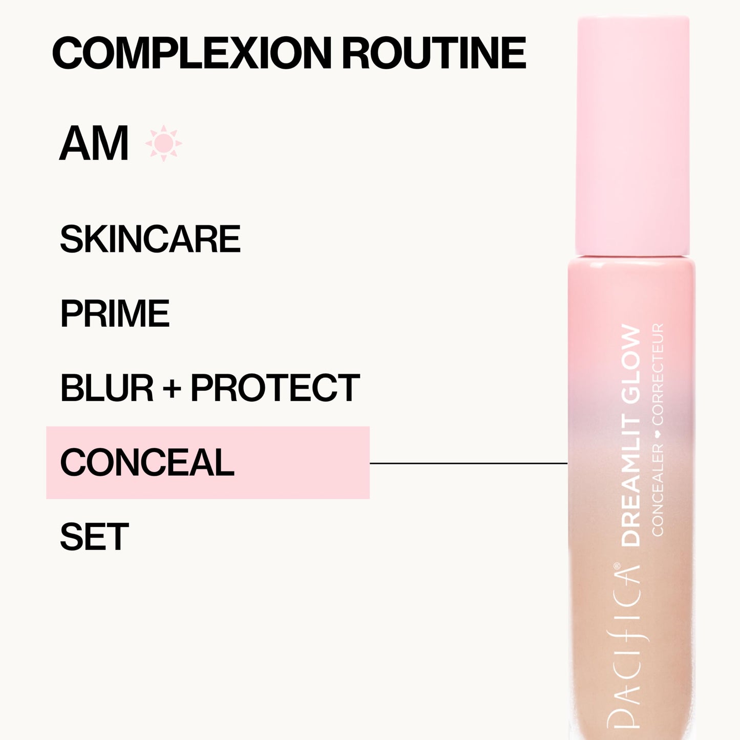 Pacifica Concealer – DreamLit Glow Full Coverage Concealer with Squalane for Dark Circles & Dark Spot Correction, Lightweight & Long-Lasting, Vegan & Cruelty-Free, Shade 09 (Warm Honey)