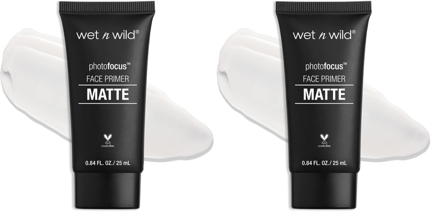 wet n wild Photo Focus Matte Face Primer - Partners in Prime,(Pack of 2)